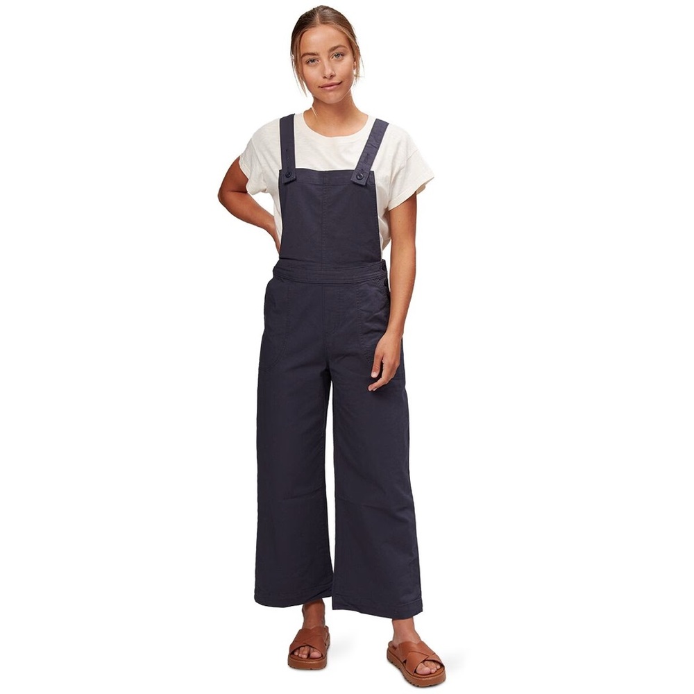 Patagonia Navy Stand Up Cropped Overalls - Women's